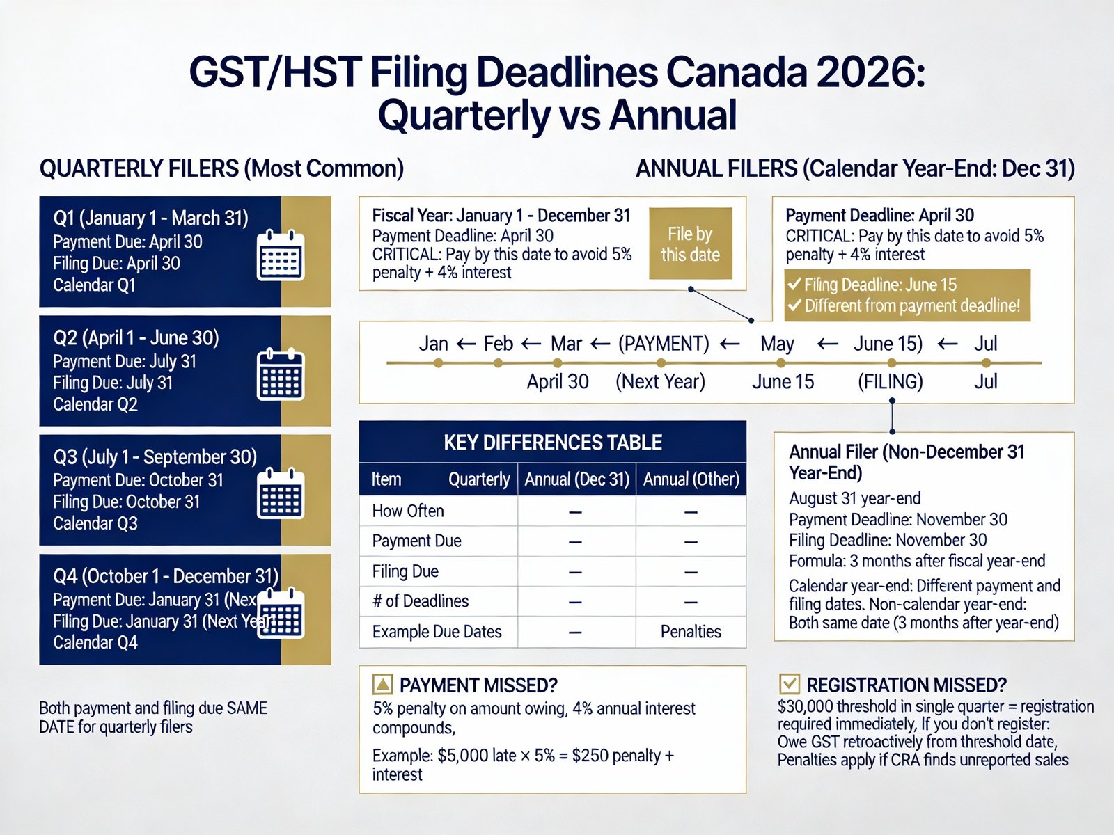 GST/HST Filing Guide for Canadian Businesses